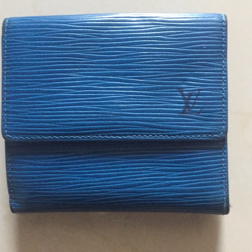 Louis Vuitton Vintage Blue Wallet